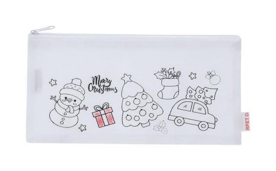 Flemenk colouring Christmas pencil case White