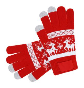 Kainex Christmas touch screen gloves Red