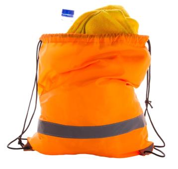 Lemap reflective drawstring bag Orange