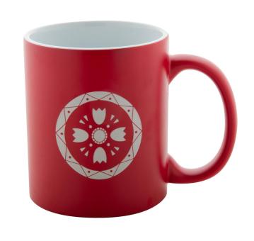 Lousa mug Red/white