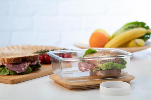 Vittata Glas-Lunchbox Natur