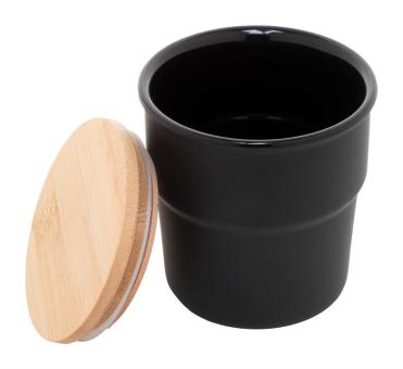 Calliope ceramic cup Black