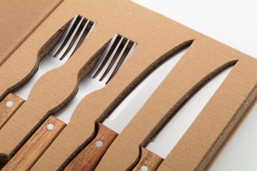 Tomahawk steak cutlery set Nature