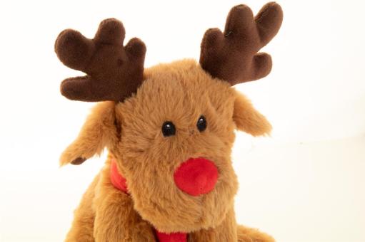 Nordeer RPET plush reindeer Brown