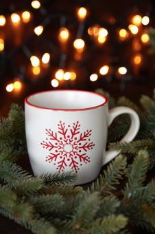 Snoflinga Christmas mug Red