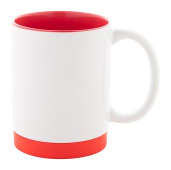 MultiColour Plus sublimation mug Red