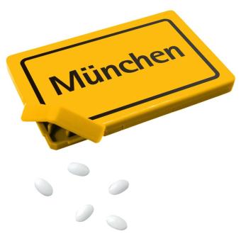 Mint-Spender "Rechteck" Weiß