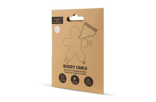 2064 | Xoopar Buddy Eco GRS Charging Cable White