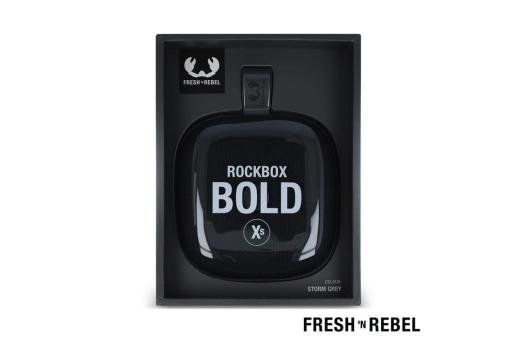 1RB5100 | Fresh 'n Rebel Rockbox Bold Xs splashproof TWS speaker 4W Dunkelgrau