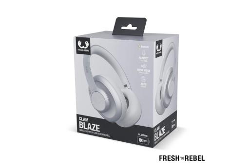 3HP4200 I Fresh 'n Rebel Clam Blaze-Wireless headphone ENC Hellgrau