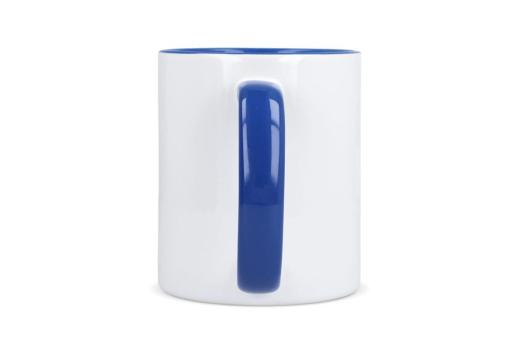 Mug subli Oslo colored inside & handle 300ml Blue/white