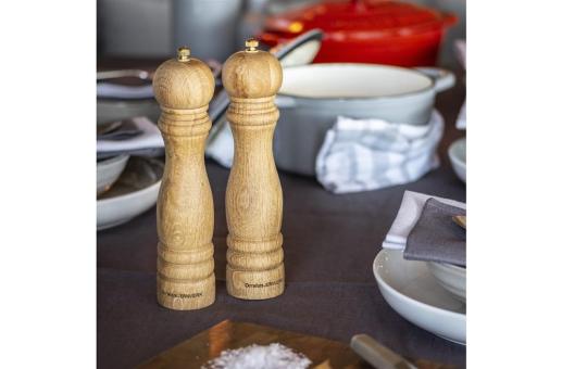 Orrefors Jernverk Wooden Salt And Pepper Mill Set Timber