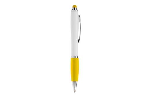 Ball pen Hawaï stylus hardcolour White/yellow