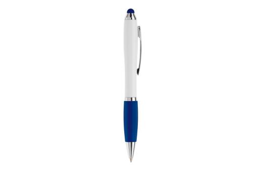 Ball pen Hawaï stylus hardcolour White/blue