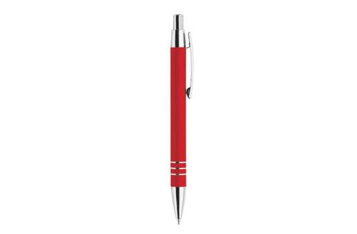 Aluminum ball pen in a tube Red