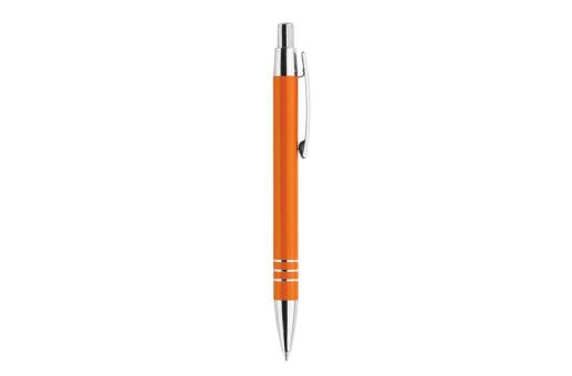 Aluminum ball pen in a tube Orange