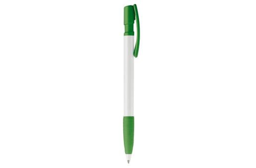 Nash ball pen rubber grip hardcolour White/green