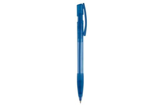 Nash ball pen rubber grip transparent Transparent blue