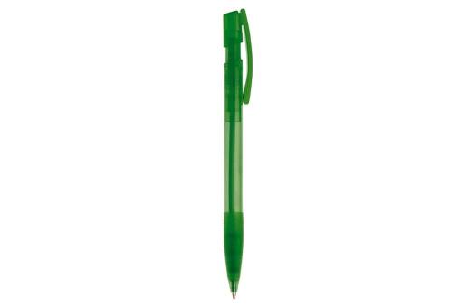 Nash ball pen rubber grip transparent Transparent green