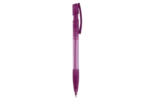 Nash ball pen rubber grip transparent Transparent purple