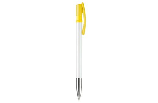 Nash ball pen metal tip hardcolour White/yellow