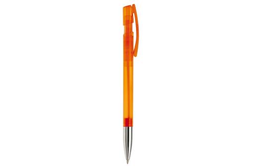 Nash ball pen metal tip transparent Transparent orange