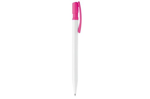 Nash ball pen hardcolour Pink/white