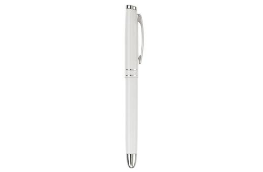 Metal rollerball 2 stripes White