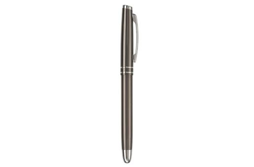 Metal rollerball 2 stripes Dark grey