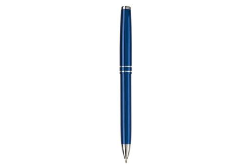 Pen set 2 stripes barrel metal Dark blue