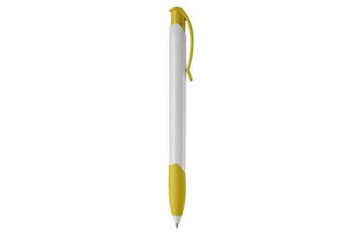 Apollo ball pen hardcolour White/yellow