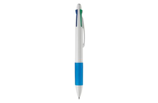 Ball pen 4 colours Blue/white