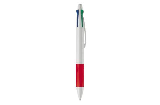 Ball pen 4 colours White/red