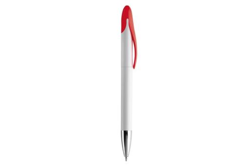 Speedy ball pen twist metal tip White/red