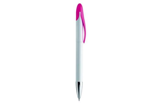 Speedy ball pen twist metal tip Pink/white