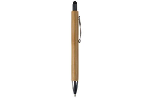 Ball pen New York bamboo with stylus Black