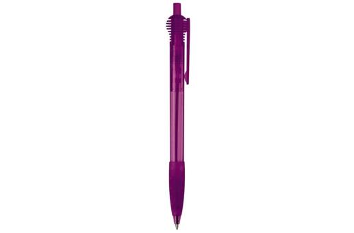 Kugelschreiber Cosmo Grip Transparent Transparent violett