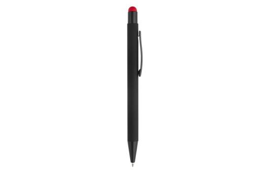 New York schwarz Gummiert Stylus Schwarz/rot