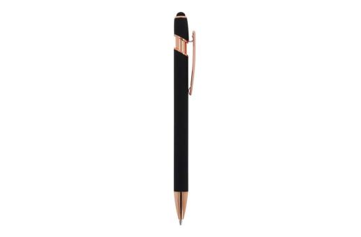 Ball pen Paris Deluxe Metal Rubberised Black