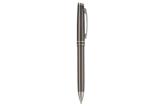 Ball pen metal 2 stripes Dark grey