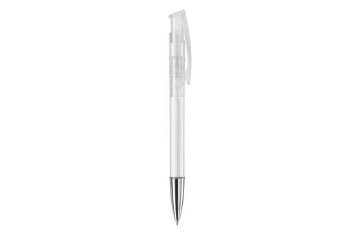 Avalon ball pen metal tip transparent, white White,transparent