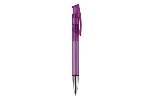 Kugelschreiber Avalon Transparent mit Metallspitze Transparent violett