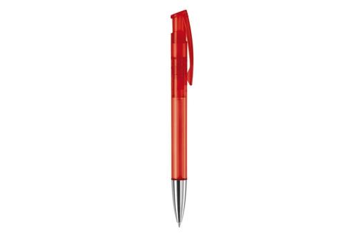 Avalon ball pen metal tip transparent Transparent red