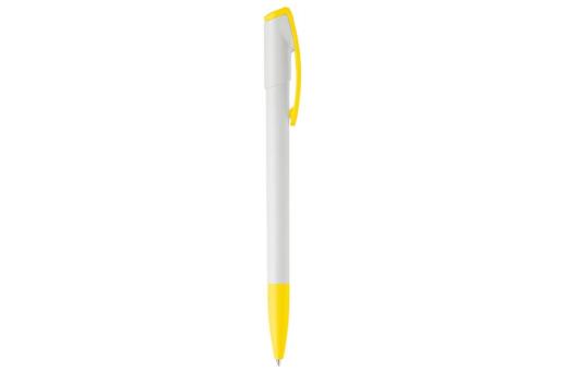 Deniro ball pen hardcolour White/yellow