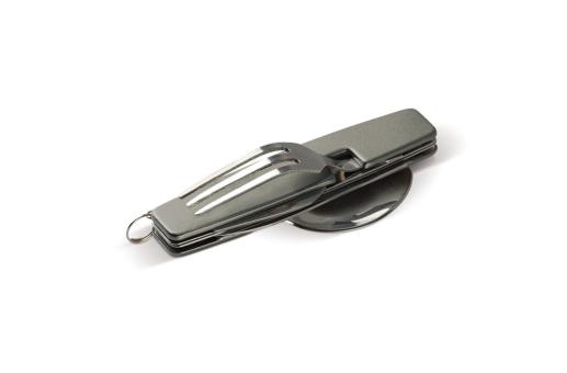 Foldable cutlery in multi-tool Anthracite