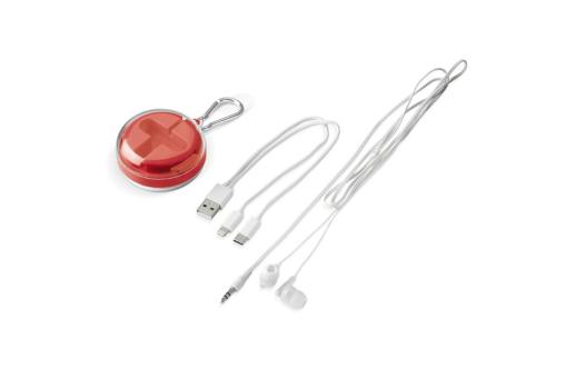 In-ear earphones Red