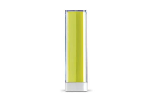 Powerbank transparent 2.200mAh Transparent green