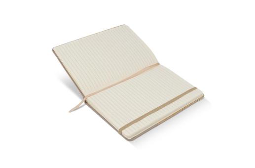 Notizbuch Jute R-PET GRS Ecru