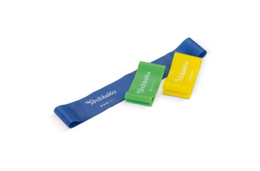 Fitness resistance band set Transparent