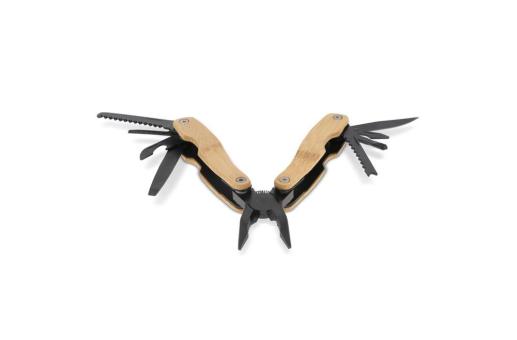 Multi-tool bamboo 8 functions Black